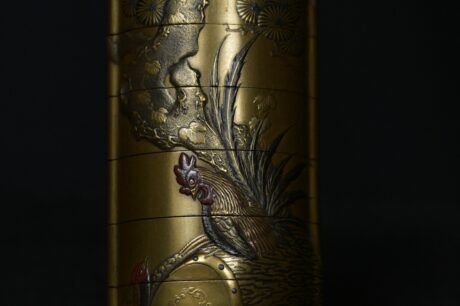 Inro Rooster and hen