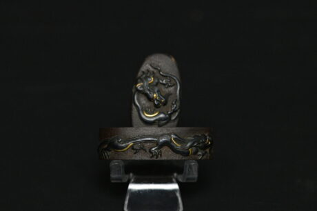 Fuchi kashira iron dragon