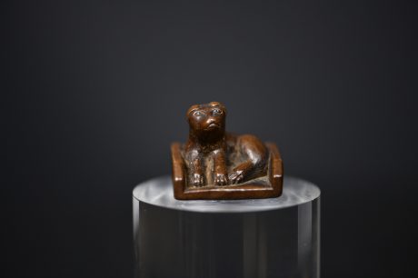 dog dated netsuke