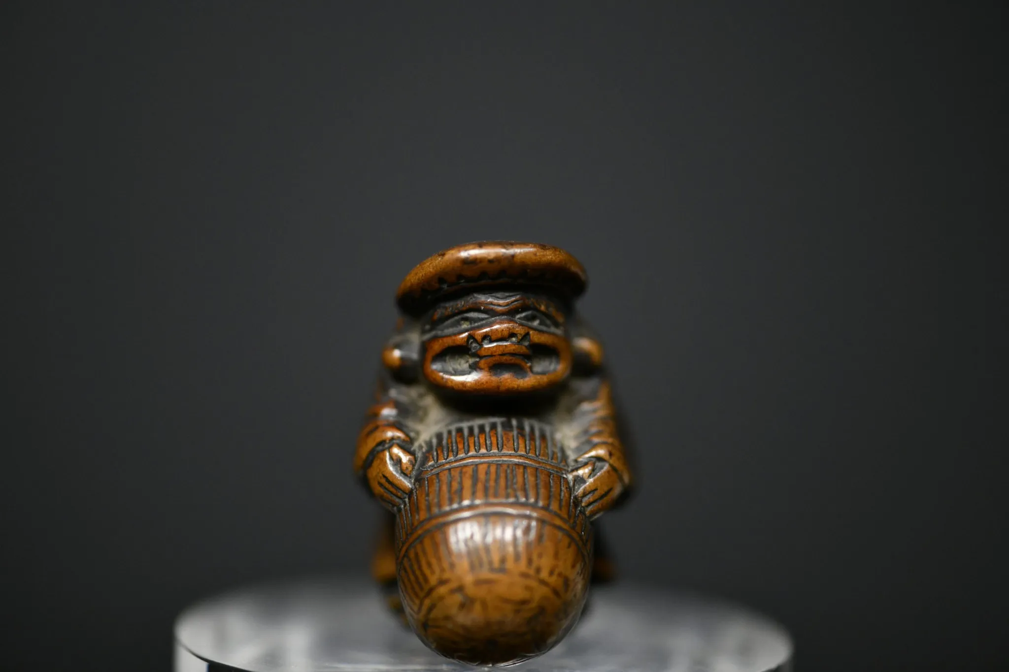 Netsuke Daikokuten wood