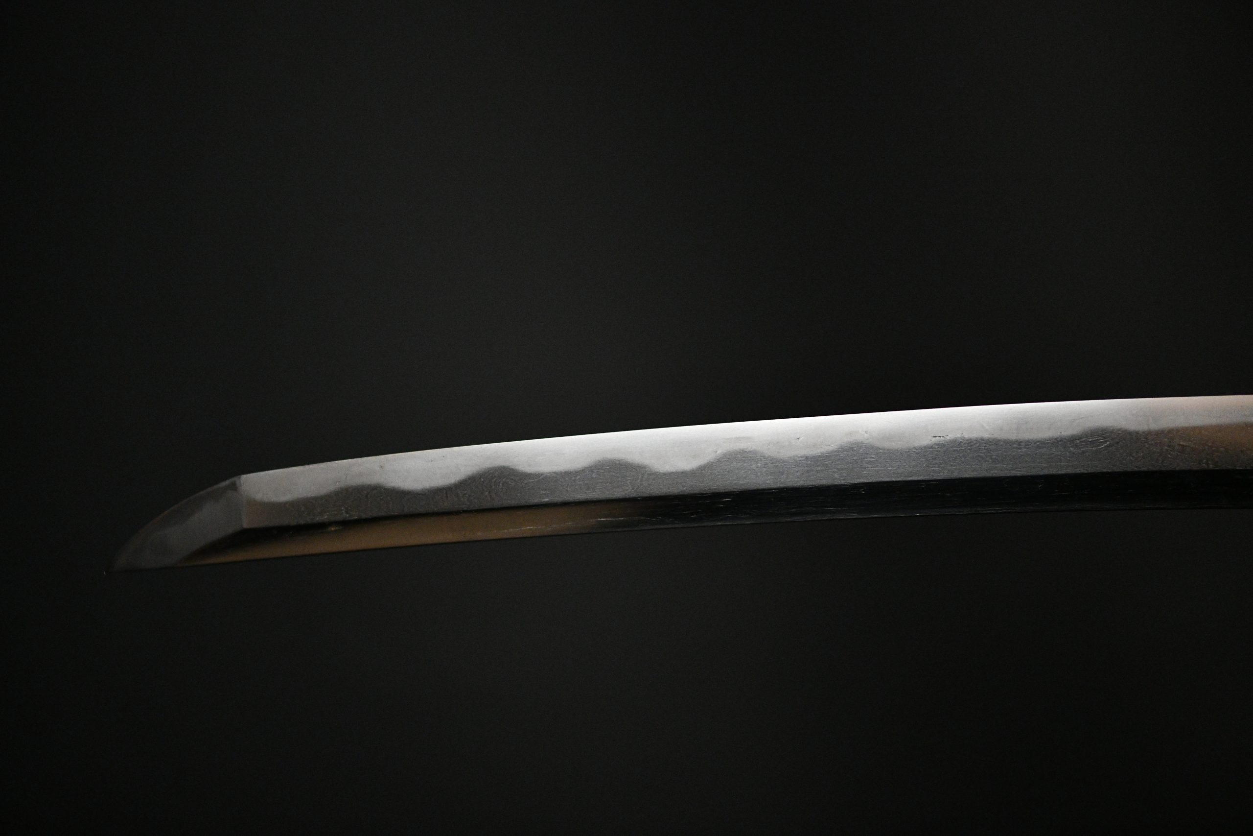 Nihonto katana in koshirae and shirasaya "Sue-Bizen School" with NBTHK Hozon certificate