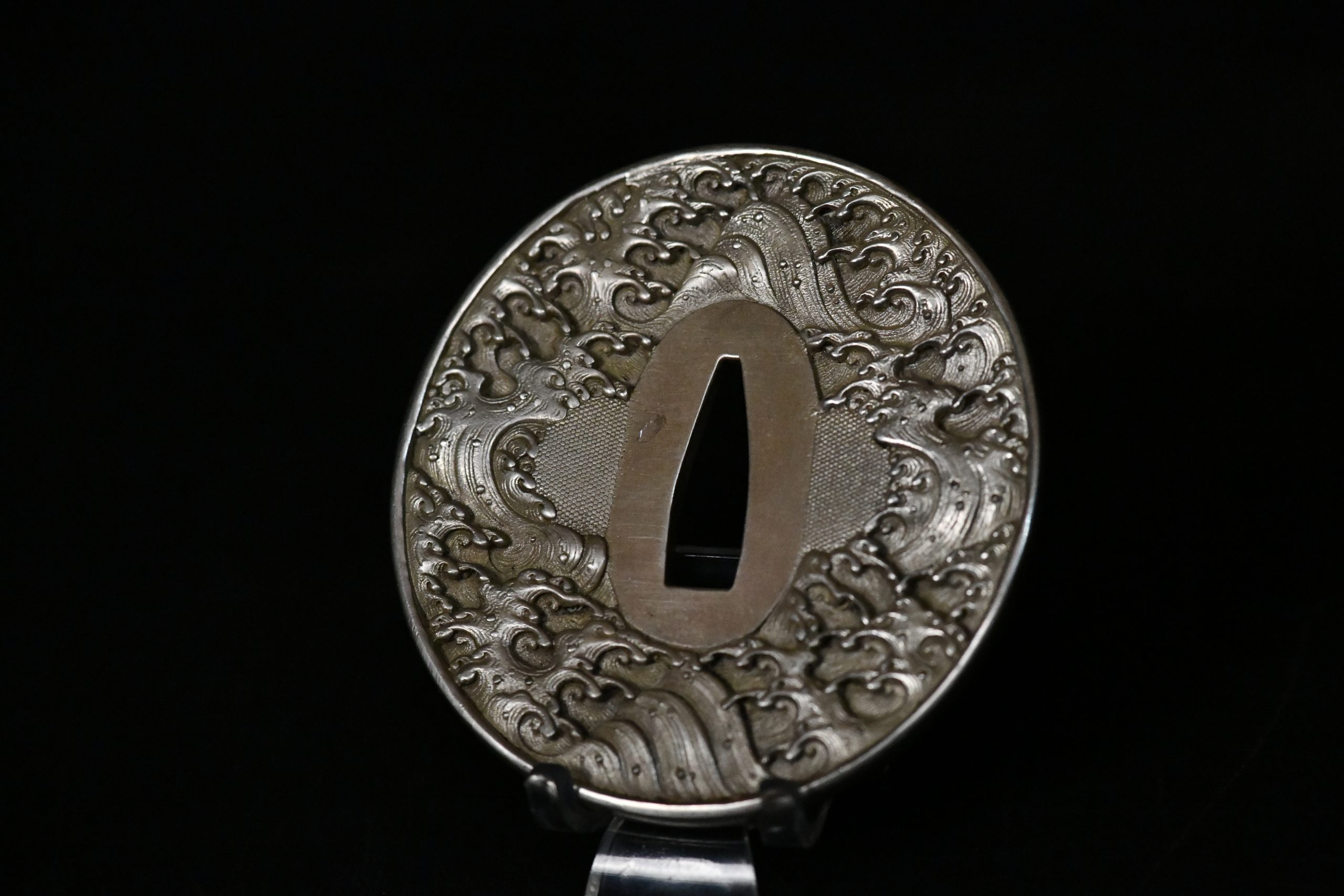 Silver tsuba for sale