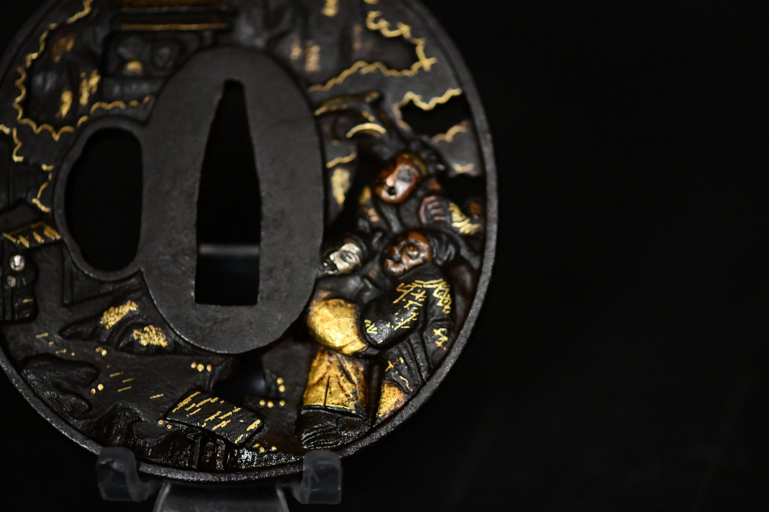 Iron tsuba soten for sale