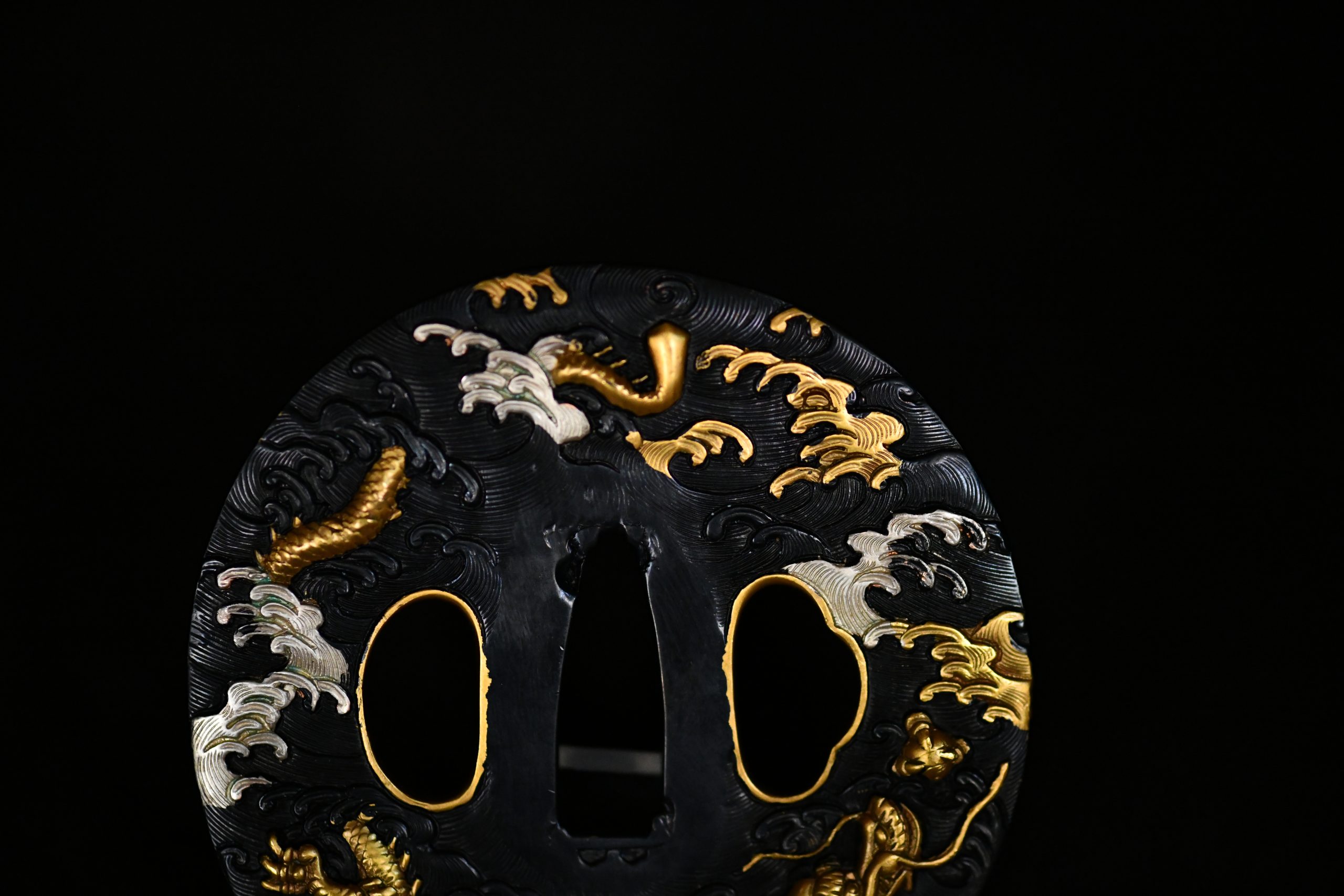 Dragon tsuba a vendre